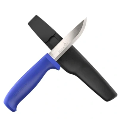Immagine di Hultafors Coltello da artigiano RFR universale con manico in plastica ultra resistente e lama acciaio inossidabile speciale I Inclusi fodero supporto per pantaloni lavoro I380060
