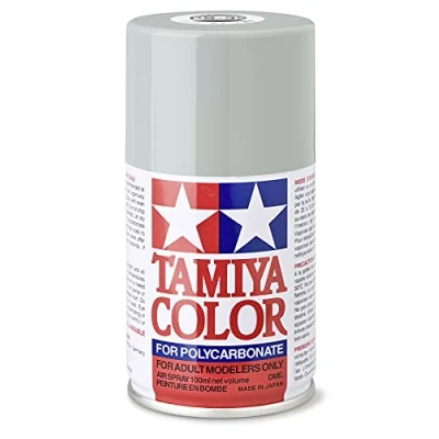 Immagine di TAMIYA 86032 PS 32 Corsa Grigio Policarbonato 100 ml Vernice plastica e RC accessori per bricolage, colori spray modellismo, TAM86032