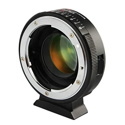 Immagine di Viltrox NF M43X Messa a fuoco manuale 0.71x Riduttore Velocità Booster Lens Mount Adattatore per Nikon G D Obiettivo M4/3 Mirrorless Camera GH5 GH4 GF9 GX85 GX8 E M5 M10 PL3 Pen F BMPCC