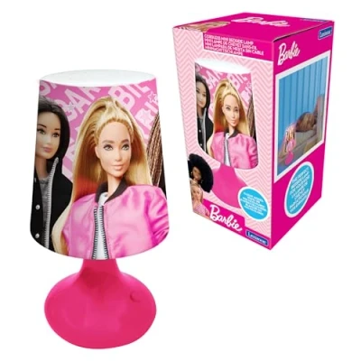 Immagine di Lexibook, Barbie, Mini lampada da comodino a batteria e luce notturna, rosa, MLT10BB