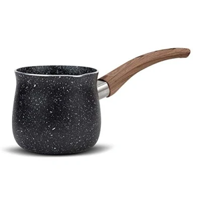 Immagine di NAVA Crogiolo 300 ML Caffettiera turca con rivestimento in granito per la preparazione di caffè turco