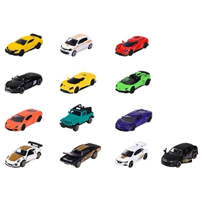 Immagine di Majorette Set 13 Pezzi (9+4 esclusivi) Auto in miniatura metallo Scala 1/64 Cofanetto Veicoli 212054032