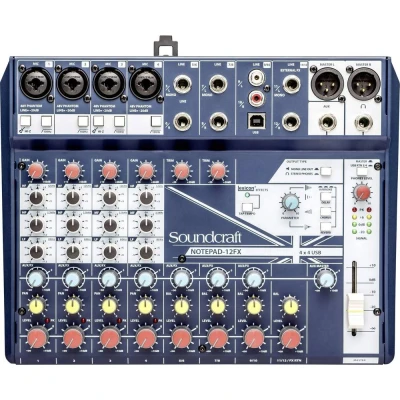 Immagine di SoundCraft Notepad 12FX Mixer DJ Numero canali:12 Collegamento USB