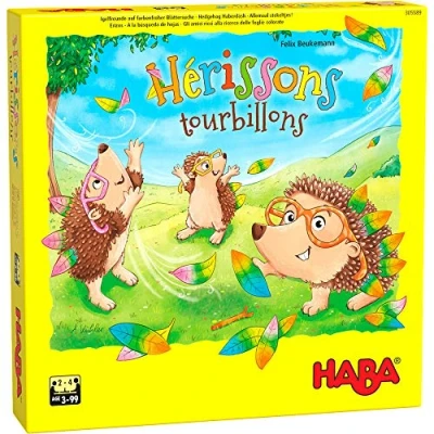 Immagine di HABA Hedgehogs Swirls Gioco da tavolo per bambini di memoria e apprendimento 2 a 4 giocatori 3 anni più, 305589 [La confezione può variare]
