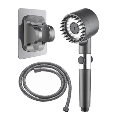 Immagine di Soffione Marvulur, Drivse Iondrops, Drivse, doccia massaggiante multifunzionale, portatile con tubo, ad alta pressione (1pc)