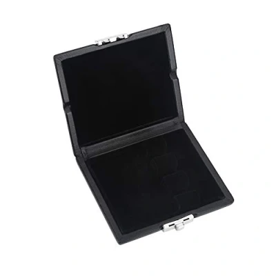 Immagine di Custodia in pelle PU per contenitore ance fagotto nera con slot riporre 3 pezzi di gli amanti del fagotto, accessori da gioco,Accessori strumenti a fiato