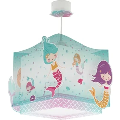 Immagine di Dalber Lampada da soffitto a sospensione per Bambini Mermaids Sirene