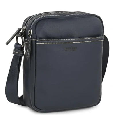 Immagine di JASLEN Borsa Uomo a Tracolla Uomo. Borsello Marsupio in Avere con Cinturino Regolabile 313120, Marino