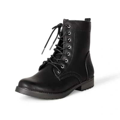 Immagine di Amazon Essentials Anfibi con Lacci Donna, Nero, 37 EU