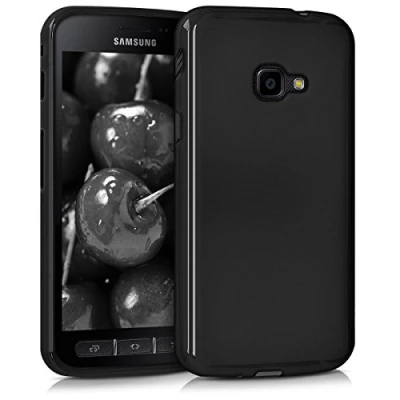 Immagine di kwmobile Custodia Compatibile con Samsung Galaxy Xcover 4 / 4S Cover Back Case per Smartphone in Silicone TPU Protezione Gommata nero matt