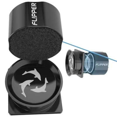 Immagine di FL!PPER Flipper Pico Raschietto magnetico 2 in 1 per alghe e acquari, colore: nero