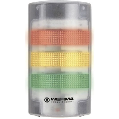 Immagine di Segnalatore combinato LED WERMA Signaltechnik N/A Luce continua, lampeggiante 24 V/DC 85 dB