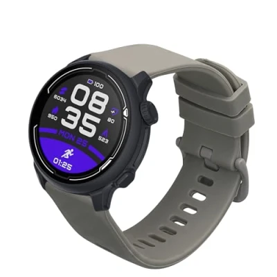 Immagine di kwmobile Cinturino di Ricambio Compatibile con COROS PACE 2 / APEX (42mm) Regolabile per Smartwatch Fitness Tracker grigio