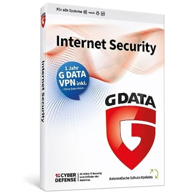 Immagine di G Data Internet Security + VPN Sonderedition 3 licenze annuali Android, iOS, Mac, Windows Antivirus, Sicurezza
