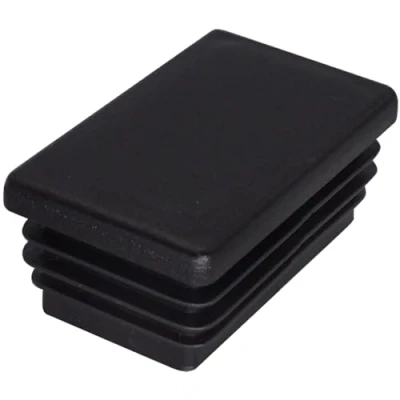 Immagine di SKIR&#039;CO tappi rettangolari in plastica, 30 x 50 mm, opachi, inserti per tubi rettangolari, pali recinzioni, colore nero RAL 9005, 40 pezzi