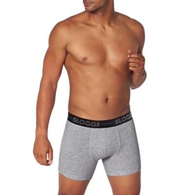 Immagine di sloggi men Go Short C3p, Boxer Uomo, Multicolore (Light Grey Melange), 50