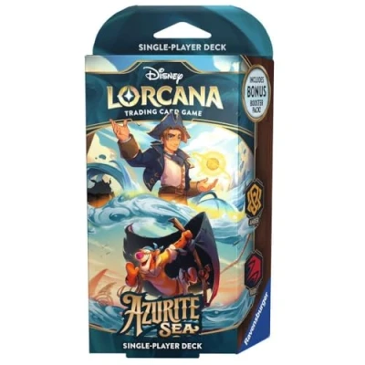 Immagine di Disney Lorcana Trading Card Game: Azurite Sea Amber and Ruby Deck (inglese)