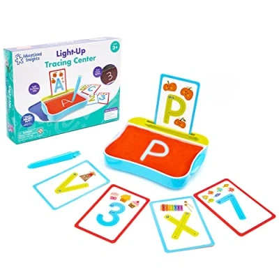 Immagine di Learning Resources Light Up Tracing Center Centro di copiatura Che Si Illumina, Medium, EI 1699