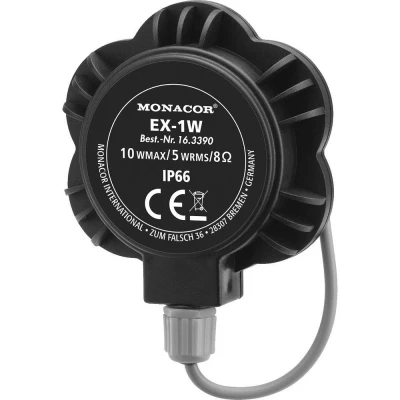 Immagine di Monacor EX 1W Altoparlante Exciter 10 W 8 Ω Nero, Argento 1 pz.