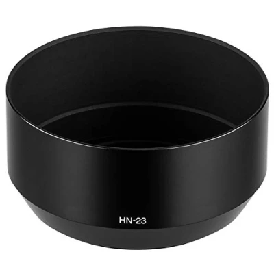 Immagine di CELLONIC® Paraluce Compatibile con HN 23 Filettatura a Vite Lens Hood in Metallo Protegge l&#039;obiettivo e la Lente da Urti Graffi