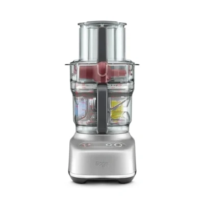 Immagine di Sage Paradice 9 Robot da Cucina Con Kit per Tagliare a Dadini, Lama S, Tritatutto Reversibile, Affettatrice Regolabile e Impasto, Acciaio Inox Spazzolato