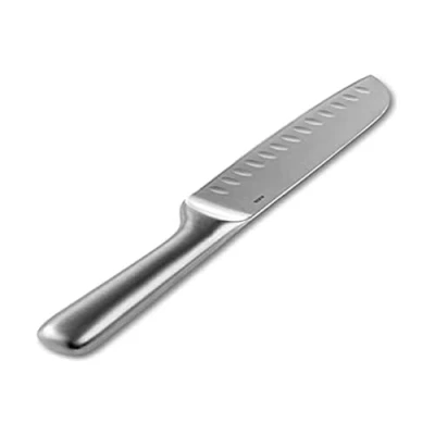 Immagine di Alessi SG509 Mami Coltello Santoku Piccolo in Acciaio Forgiato Aisi 420, Satinato Argento 1