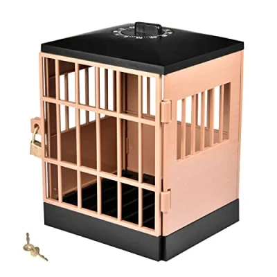 Immagine di Smartphone Prigione Con Timeline Cellulare Mobile Jail Serratura E Chiave Contenitore Multiuso Time Locking Container Per Prevenire Controllo Della Dipendenza Da Telefono