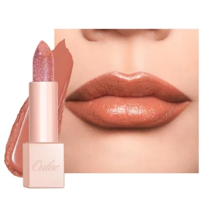 Immagine di OULAC Rossetto Idratanti Finitura Lucida, Glitter Marrone Per Labbra Secche, Balsamo con Luminous Finish, Formula Idratante a Lunga Durata, Infinity Moisture, Vegan (11) La Vita