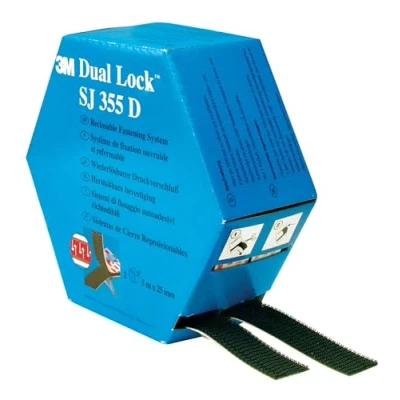 Immagine di 3M SJ 457D Dual Lock Nastro A strappo da incollare fungo (L x L) 5000 mm 25 Translucido 5 m