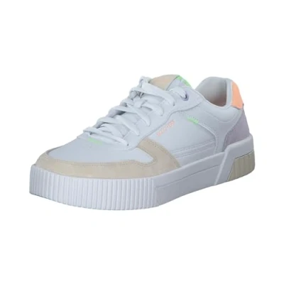 Immagine di Skechers Jade Stylish Type, Giada Tipo Elegante Donna, White Duraleather/Multi Trim, 36 EU