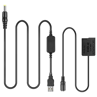 Immagine di Kit Adattatore USB 5V + DMW DCC8 BLC12 BLC12E Batteria Dummy per Lumix DMC GX8 FZ1000 FZ300 FZ200 G7 G6 G5 GH2 GH2K GH2S DC G90 G91 G95 G99 G80 G85