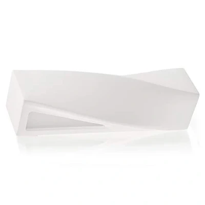 Immagine di SOLLUX lighting Sigma Lampada da parete in ceramica Design moderno molto universale Lampadina E27 sostituibile, 1 x 60 W Bianco, 42 12 14 cm