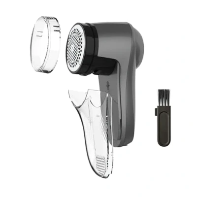 Immagine di BLACK+DECKER Levapelucchi elettrico. Senza fili. Autonomia 90 minuti. Caricatore USB. Deposito rimovibile. Adatto a tutti i tessuti. Design ergonomico. Grigio scuro