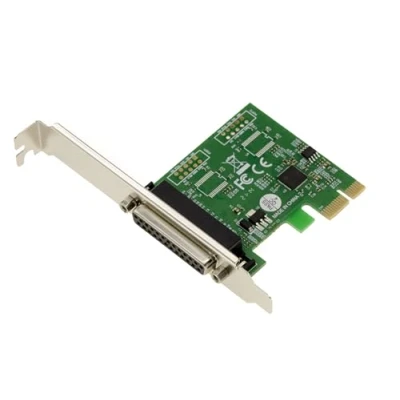 Immagine di KALEA INFORMATIQUE Scheda controller PCI Express PCIe Parallel IEEE1284 LPT con chipset ASIX. Supporto SPP ECP, staffe a basso e ad alto profilo.