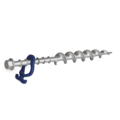 Immagine di Peggy Peg Brunner 0304057N Articoli da campeggio Picchetto a vite in alluminio 30cm, colore: sabbia, set 2 pz., 610/124