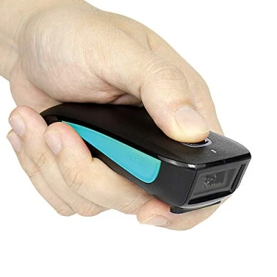 Immagine di NETUM Scanner di codici a barre laser 1D wireless Bluetooth Piccolo lettore USB tascabile automatico Funziona con Windows, Mac Android iOS Telefoni Tablet Computer C830