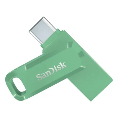 Immagine di SanDisk 512GB Ultra Dual Drive Go, Unità flash pendrive USB C per Android smartphone, tablet, Mac e computer, fino a 400 MB/s con connettori reversibili di Tipo A, Absinthe Green