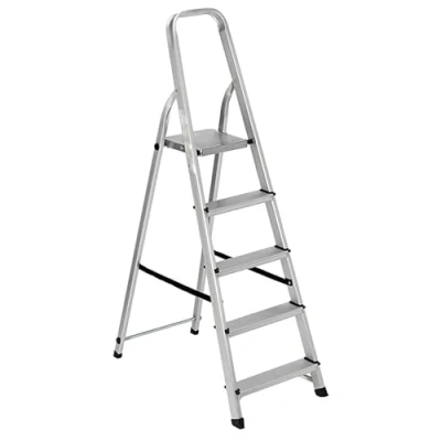 Immagine di NG NICCOLAI SCALA DOMESTICA IN ALLUMINIO VARIE MISURE PORTATAT MAX 150 KG (3 4 5 6 7 GRADINI) (5