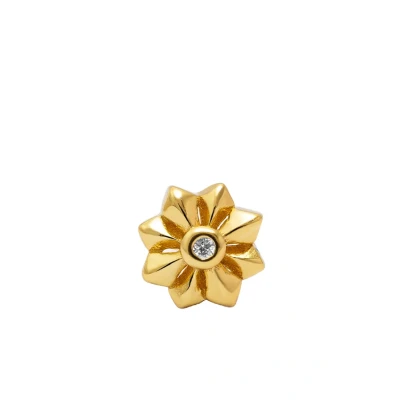 Immagine di SINGULARU Orecchino Florencia. Argento avec Placcatura in oro 18 kt et Zirconia. Gioielli da donna.
