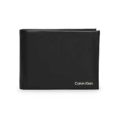 Immagine di Portafoglio con portamonete Calvin Klein Ck Concise Trifold 10cc W/coin Nero