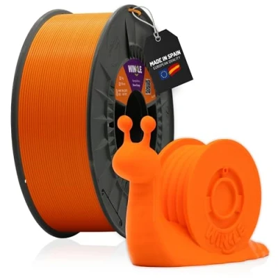 Immagine di WINKLE Filamento PLA HD arancione Nemo stampante 3D 2,85 mm 1 kg Compatibile con tutte le stampanti Precisione dimensionale Bobina