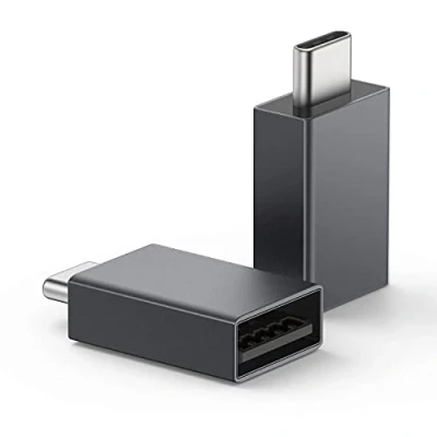 Immagine di nonda adattatore da USB C a 3.0 (confezione 2), di tipo USB, Thunderbolt 3 femmina OTG per MacBook Pro 2020/19/18/17, Air 2020/19, iPad 2020 e