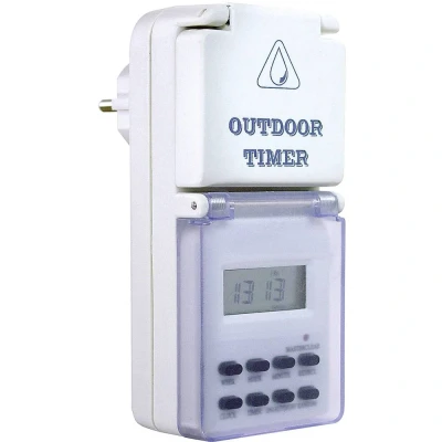 Immagine di AS Schwabe 24033 Timer a spina analogico digitale Settimanale 3500 W IP44