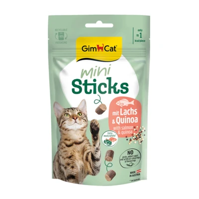 Immagine di GimCat Mini Sticks Salmone &amp; Quinoa 1 sacchetto (1 x 50 g)