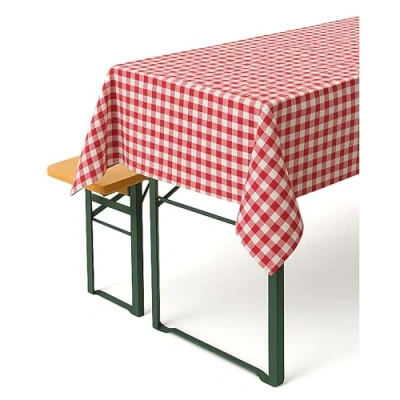 Immagine di Texpot tovaglioli rustica A quadretti 40 x cm 12 pezzi Rosso E Bianco Scacchi 100% cotone stile country