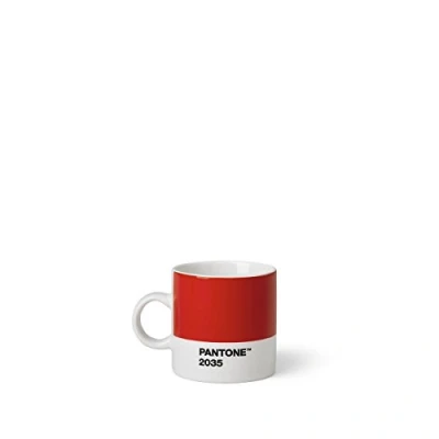 Immagine di Copenhagen design Pantone Espresso, Small Coffee Cup, fine China (Ceramic), 120 ml, Red, 2035, 6.2 cm