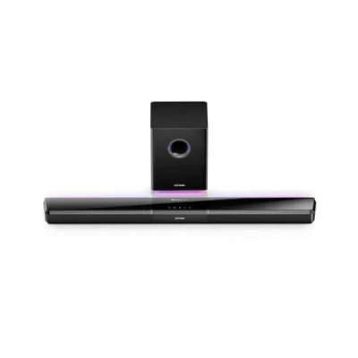 Immagine di ULTIMEA 5.1ch Soundbar con Dolby Atmos, Impianto Surround TV Subwoofer, Staccabile Sound Bar PC Luce RGB, App Controllo, Potenza di Picco 320W, HDMI eARC/OPT/AUX/BT, Apollo S80
