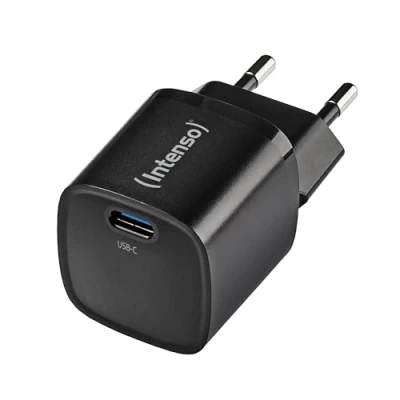 Immagine di Intenso Power Adapter W30C² black Caricatore USB 30 W Ambiente interno Corrente di uscita max. 3 A C® Num. uscite: 1 x GaN, Delivery (USB PD)