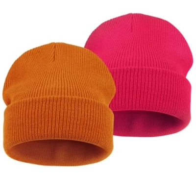 Immagine di DRESHOW 2 Pezzi Toddler Beanie Bambini Cappelli Invernali Morbida Maglia Unisex Cappello per Ragazzi Ragazze Caldo 6 Mesi 7 Anni