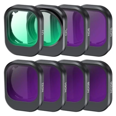 Immagine di K&amp;F Concept Mini 4 PRO Filtro Kit，UUV + Polarizzatore Circolare ND ND8 ND16 ND32 ND64 ND128 ND256 per 28 Strati Nano Rivestimento Compatibile con DJI